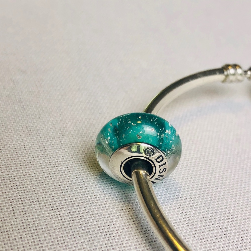 PANDORA Disney Ariel Murano Glow Bead New - Picture 3 of 6
